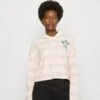 Marc O'Polo DENIM LONG SLEEVE STRIPED PLACED PRINT - Poloshirt - Multi/matte Rose -Marc OPolo Geschaft 0177e87aca7d4b0eb248e4b94673e6ce