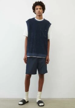 Marc O'Polo DENIM WIDE - Shorts - True Navy