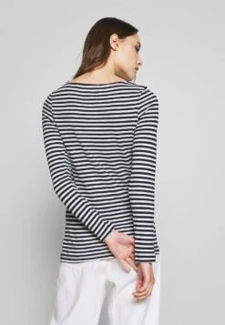 Marc O'Polo LONG SLEEVE BOAT NECK STRIPED - Langarmshirt - Multi/night Sky -Marc OPolo Geschaft 02a863b80d4d4de68f5ff1cc97f69da2