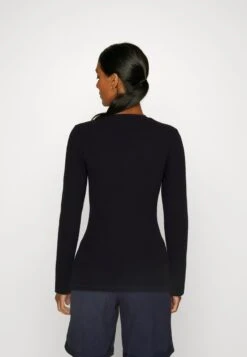 Marc O'Polo LONG SLEEVE ROUND NECK - Langarmshirt - Black -Marc OPolo Geschaft 03cfa600f71349aeb3f9d737454a00c6