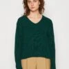 Marc O'Polo LONGSLEEVE V NECK - Strickpullover - Spring Pine 1 Marc O'Polo LONGSLEEVE V NECK - Strickpullover - Spring Pine -Marc OPolo Geschaft 04167fa594094170a9b97fbc21f01768