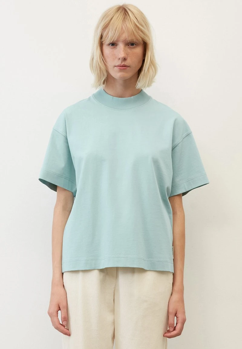Marc O'Polo BOYFRIEND WIDE - T-Shirt Basic - Frozen Blue 3 Marc O'Polo BOYFRIEND WIDE - T-Shirt Basic - Frozen Blue