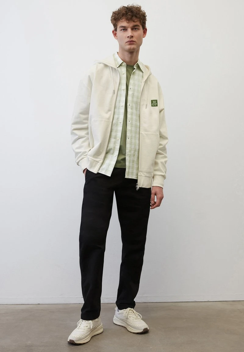 Marc O'Polo Sweatjacke - White Cotton 7 Marc O'Polo Sweatjacke - White Cotton – Bild 5