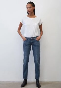 Marc O'Polo MODELL ALBY AUS STRETCH - Jeans Straight Leg - Authentic Mid Blue Wash -Marc OPolo Geschaft 0665de304b074ef68c2000feed20b0d5