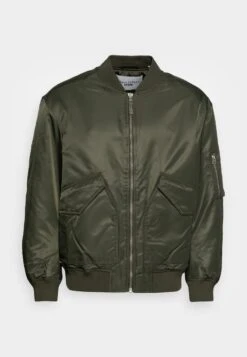 Marc O'Polo DENIM JACKET PADDED ZIPPER - Bomberjacke - Black -Marc OPolo Geschaft 066c7af0643b4f1aa9191aea8ad9fd92