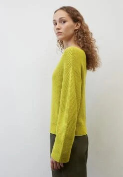 Marc O'Polo U-Boot Mit Statement-Ärmeln Cropped Aus Hea - Strickpullover - Lime Green -Marc OPolo Geschaft 0821899001f64fb1ab4895e13af4922d