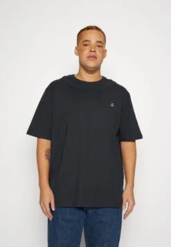 Marc O'Polo SHORT SLEEVE LOGO PRINT BIG SIZE - T-Shirt Basic - Dark Navy