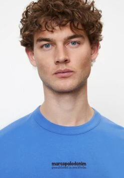 Marc O'Polo DENIM SHORT SLEEVE FRONT - T-Shirt Print - Mediterranean Blue -Marc OPolo Geschaft 08d73016c9b04c159922c99349d22d2c 1