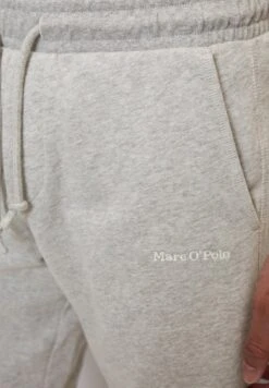 Marc O'Polo MODERN SLUB FLATLOCK DETAILS EMBROIDERY - Jogginghose - Silver Gray Melange -Marc OPolo Geschaft 0918e35f80e74e5b8e1592cf546ca916