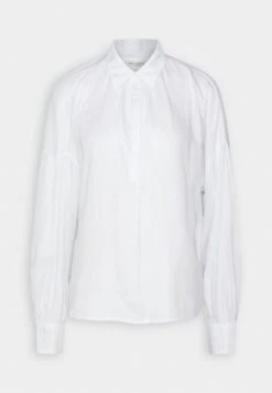 Marc O'Polo BLOUSE LONG FEMININE SLEEVE SLIT AT NECK MODERN VOLUME SHAPE - Bluse - White -Marc OPolo Geschaft 09f019df052a445d8870702894819bc3