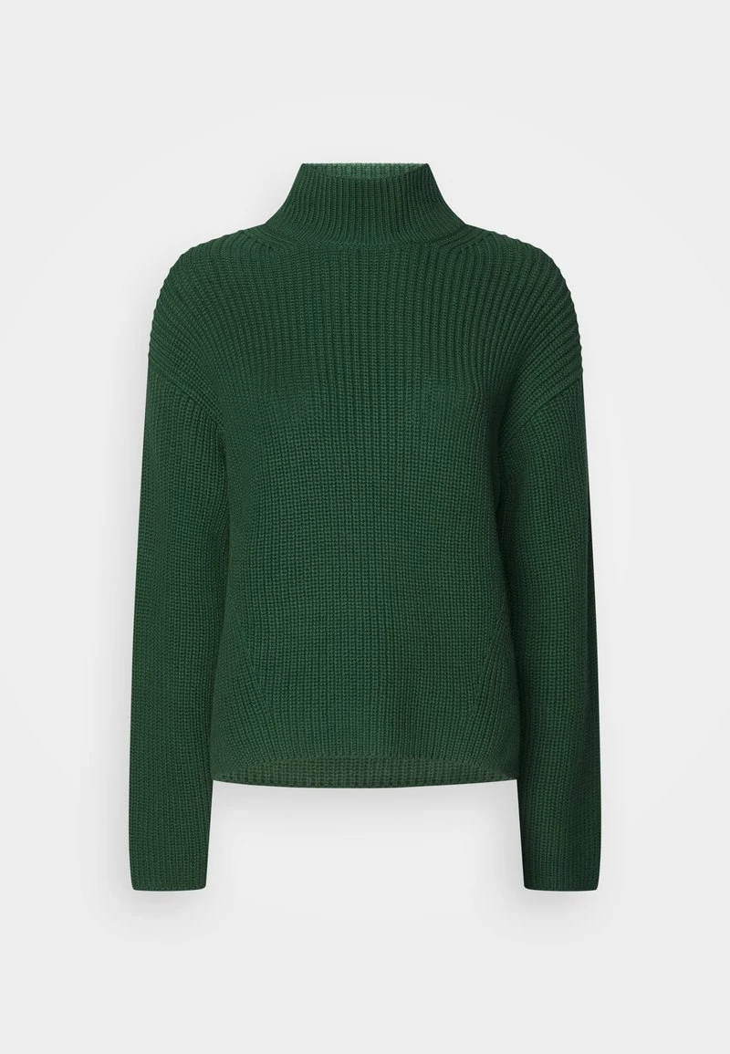 Marc O'Polo LONGSLEEVE STAND-UP COLLAR - Strickpullover - Spring Pine 3 Marc O'Polo LONGSLEEVE STAND-UP COLLAR - Strickpullover - Spring Pine