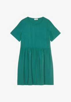 Marc O'Polo DENIM KURZES MIT GERAFFTER TAILLE AUS FLIESSEND - Freizeitkleid - Blue -Marc OPolo Geschaft 0afb823f5fa641afa189f8485e121fa6