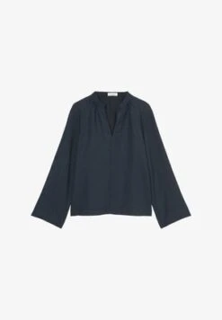 Marc O'Polo DEEP V NECK VOLUME SLEEVE - Bluse - Black -Marc OPolo Geschaft 0b9f181452de4b22b7214fb30603a32f 1