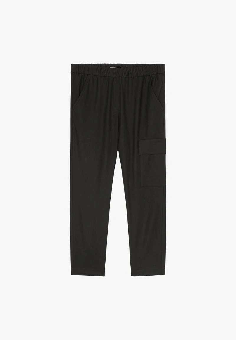 Marc O'Polo TAILORED JOGG-PANTS AUS VISKOSE-WOLLE-MIX - Cargohose - Black 8 Marc O'Polo TAILORED JOGG-PANTS AUS VISKOSE-WOLLE-MIX - Cargohose - Black – Bild 6