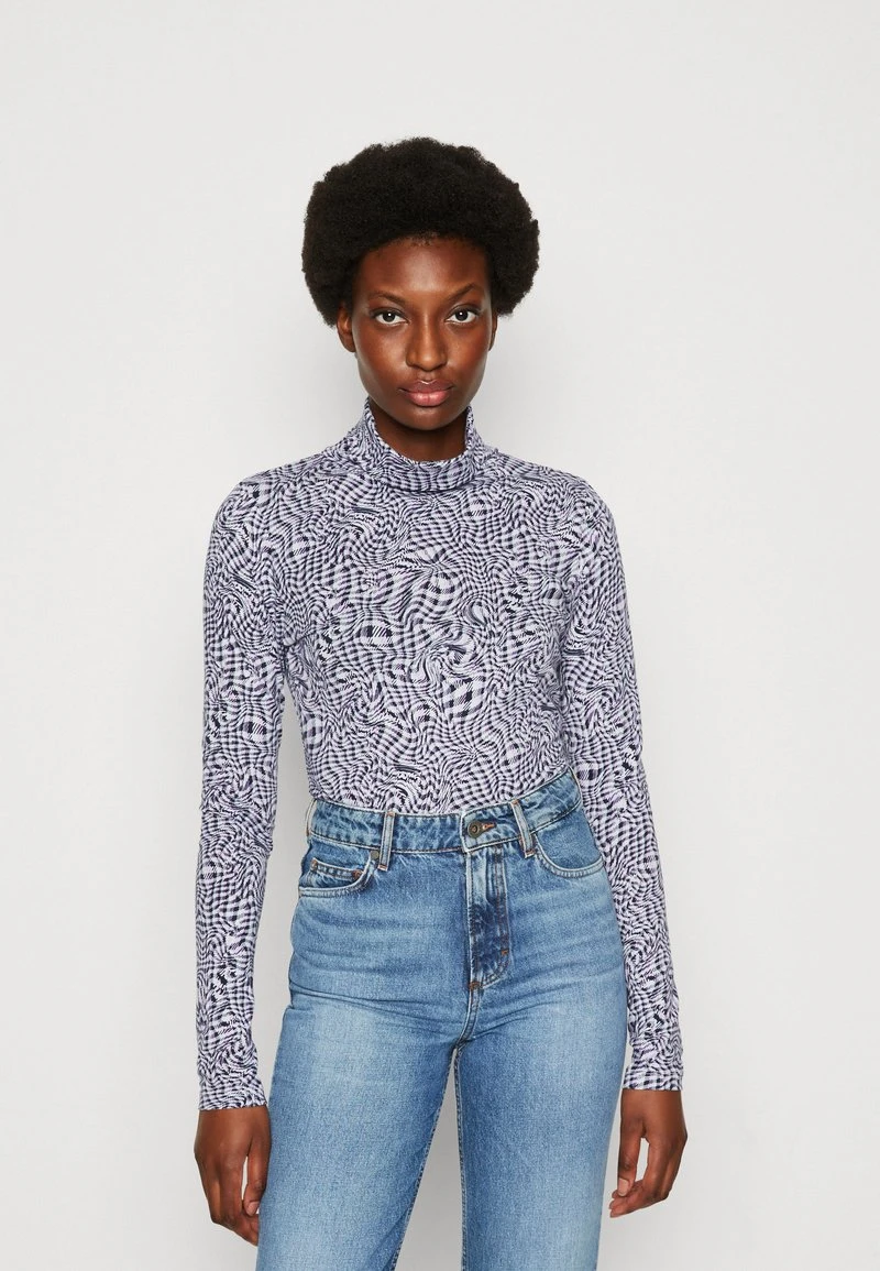 Marc O'Polo DENIM LONGSLEEVE TURTLENECK - Langarmshirt - Multi/beautiful Iris 3 Marc O'Polo DENIM LONGSLEEVE TURTLENECK - Langarmshirt - Multi/beautiful Iris