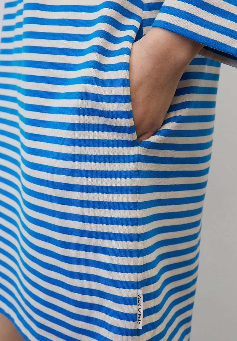 Marc O'Polo HEAVY STREIFEN - Jerseykleid - Multi Vibrant Blue 5 Marc O'Polo HEAVY STREIFEN - Jerseykleid - Multi Vibrant Blue – Bild 3