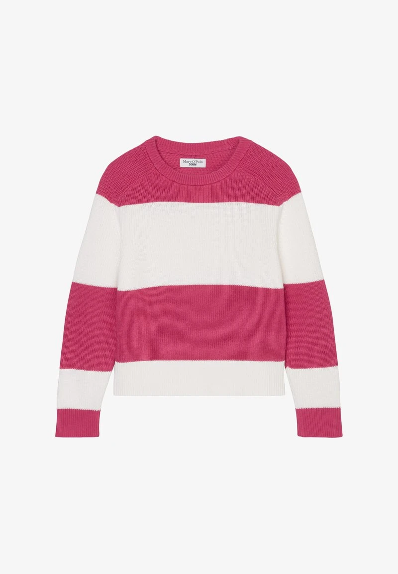 Marc O'Polo DENIM RAGLAN LOOSE - Strickpullover - Multi Fresh Fuschia 3 Marc O'Polo DENIM RAGLAN LOOSE - Strickpullover - Multi Fresh Fuschia