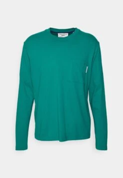 Marc O'Polo DENIM CHEST POCKET - Langarmshirt - Moonstone Teal -Marc OPolo Geschaft 10ab7f913bba4e8e8555be9f68bb44eb