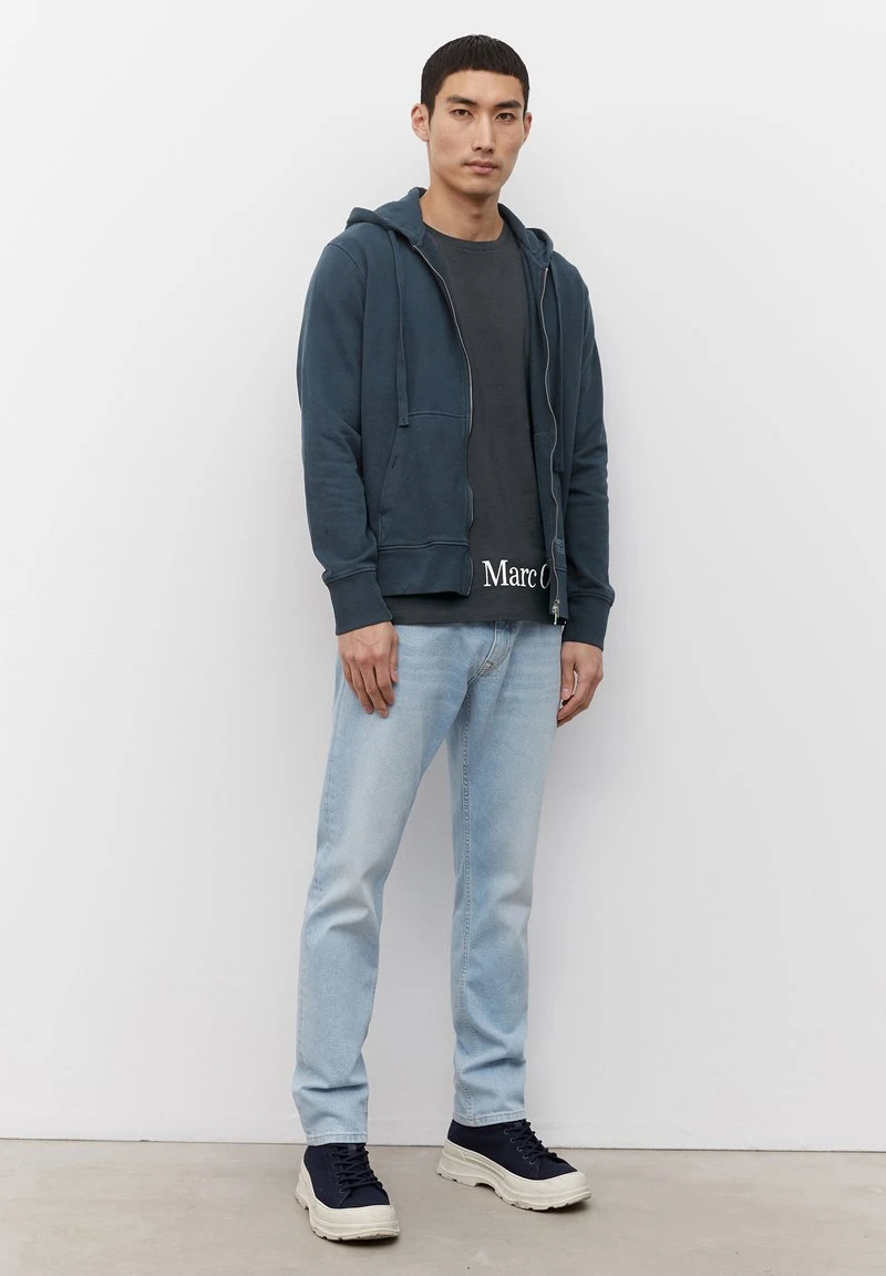 Marc O'Polo ARTWORK - Sweatjacke - Dark Navy 4 Marc O'Polo ARTWORK - Sweatjacke - Dark Navy – Bild 2