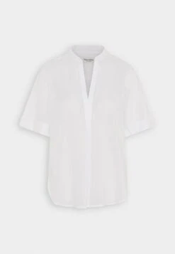Marc O'Polo SHORT SLEEVE V NECK FEMININE SHAPE - Bluse - White -Marc OPolo Geschaft 1123b6970f5c4981aed9c5a634ad7a11