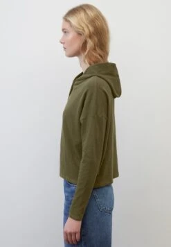 Marc O'Polo DENIM WIDE CROPPED - Kapuzenpullover - Dakota Shadow -Marc OPolo Geschaft 112f443e4ea54e4f8239a051c30fe837