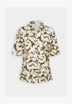 Marc O'Polo BLOUSE SHORT SLEEVE CLASSIC FIT - Hemdbluse - Khaki -Marc OPolo Geschaft 131477f1b55c4ffda1fbc48358fa3e23