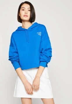 Marc O'Polo DENIM LONG SLEEVE W PRINT DRAWCORD IN - Kapuzenpullover - Mediterranean Blue -Marc OPolo Geschaft 13ff39e41268415584a9cde0a5d43ffc