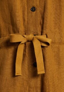 Marc O'Polo OVERALL SHORT LEG LONG SLEEVE DRAWSTRING BUTTON PLACKET - Jumpsuit - Wood Brown -Marc OPolo Geschaft 1566e37cdf3841deaed16451ea32f458