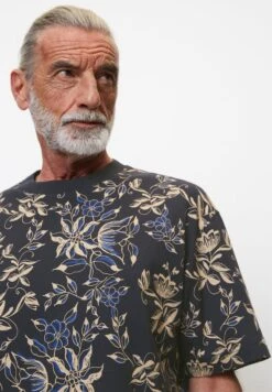 Marc O'Polo MIT FLORALEM ALLOVER-PRINT - T-Shirt Print - Dark Navy -Marc OPolo Geschaft 1621c3b82f8f4a32968eff3b1f45b9f0