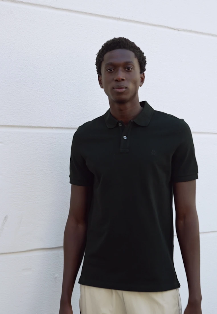 Marc O'Polo SHORT SLEEVE - Poloshirt - Black 4 Marc O'Polo SHORT SLEEVE - Poloshirt - Black – Bild 2