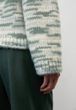 Marc O'Polo LONGSLEEVE STAND UP COLLAR SPACE - Strickpullover - Multi/lake Green -Marc OPolo Geschaft 1710f0feb0f94f979c292870a3e7ceb1