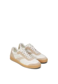 Marc O'Polo COURT - Trainers - White Cotton Light Dusty Sand -Marc OPolo Geschaft 1826d000f27e4d9b8390da75bc8224f7