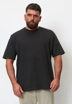 Marc O'Polo REGULAR AUS HEAVY WEIGHT - T-Shirt Basic - Black