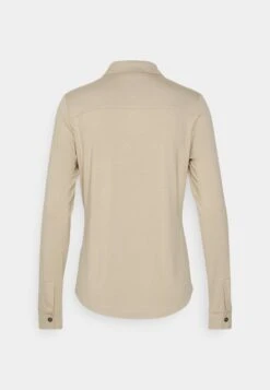 Marc O'Polo LONG SLEEVE COLLAR BUTTON PLACKET - Hemdbluse - Shaded Grey Melange -Marc OPolo Geschaft 1a56884a229648b99ca106e1d5582fd2