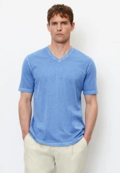 Marc O'Polo V-NECK- REGULAR AUS REINER BIO - T-Shirt Basic - Azur Blue 13 Marc O'Polo V-NECK- REGULAR AUS REINER BIO - T-Shirt Basic - Azur Blue -Marc OPolo Geschaft 1a5a7f71b15647beb38b8588a7fb7d8f 1