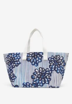 Marc O'Polo MIT FLORALEM ALLOVER-PRINT - Shopping Bag - M Indigo Flower -Marc OPolo Geschaft 1dcff71cd7004a93a696cd6c7cc1ba7d