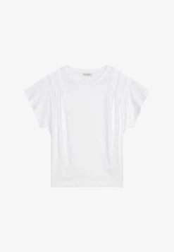 Marc O'Polo OVERCUT SLEEVE - T-Shirt Basic - White