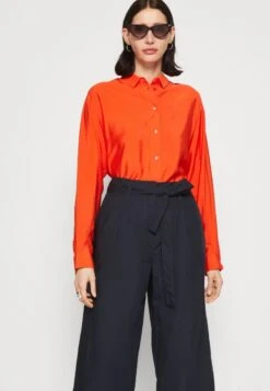 Marc O'Polo WIDE LEG HIGH RISE - Stoffhose - Deep Blue Sea -Marc OPolo Geschaft 20a8718c60894a9eaff8e8c985886d61