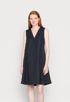 Marc O'Polo DRESS A SHAPE V NECKLINE SLEEVELESS - Freizeitkleid - Deep Sky -Marc OPolo Geschaft 2583d30bd669487cba2cc9e241985cd6 1