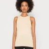Marc O'Polo DENIM SLEEVELESS HIGH ROUNDNECK - Top - Skimming Stone
