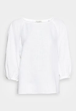 Marc O'Polo BLOUSE VOLUME SLEEVE CREW NECK - Bluse - White 11 Marc O'Polo BLOUSE VOLUME SLEEVE CREW NECK - Bluse - White -Marc OPolo Geschaft 28faa250599c4babab742e51ea1e596d