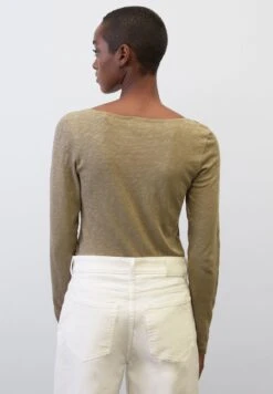 Marc O'Polo LONG SLEEVE BOAT NECK - Langarmshirt - Dusty Earth -Marc OPolo Geschaft 29268b528176449b9094bbd3c66f9aee