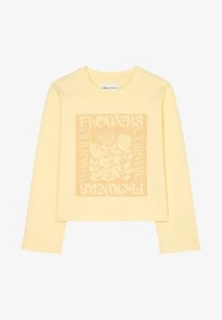 Marc O'Polo CROP REGULAR AUS - Sweatshirt - Pale Sunflower -Marc OPolo Geschaft 2a2784e9922a482385145b5e05d56365