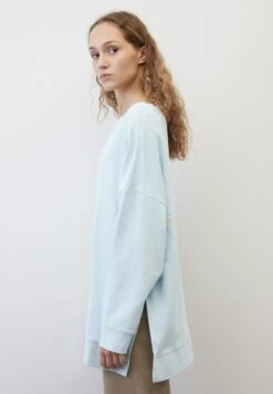 Marc O'Polo MIT SEITENNAHT-SCHLITZEN AUS ORG - Sweatshirt - Spring Sky -Marc OPolo Geschaft 2d776ffa9f334e8a81e0f5fce5316a0d