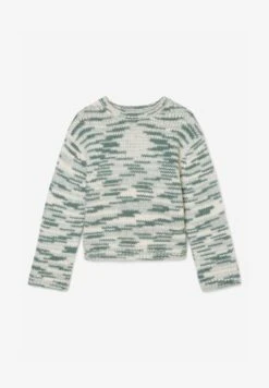 Marc O'Polo LONGSLEEVE STAND UP COLLAR SPACE - Strickpullover - Multi/lake Green -Marc OPolo Geschaft 2e8ff83a0ed0496593140f4387d2027a