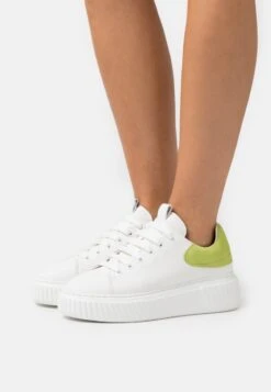 Marc O'Polo MOD SVEA - Sneaker Low - White/lime Green