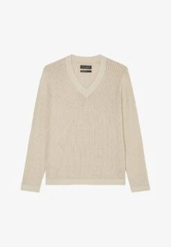 Marc O'Polo V-NECK LANGARM REGULAR - Strickpullover - Oyster Gray -Marc OPolo Geschaft 307d950a5a7e43738b62d2460032e345
