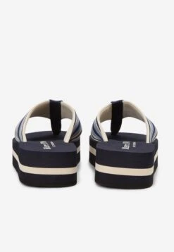 Marc O'Polo PLATEAU MIT STREIFEN - Zehentrenner - Vibrant Blue -Marc OPolo Geschaft 307edf216d454a9697e5e018bd48a9bb