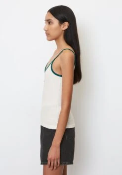 Marc O'Polo DENIM SPAGHETTITRÄGER MIT STRUKTUR AUS ORGANIC C - Bluse - Scandinavian White 12 Marc O'Polo DENIM SPAGHETTITRÄGER MIT STRUKTUR AUS ORGANIC C - Bluse - Scandinavian White -Marc OPolo Geschaft 31fba7ab179548f18f7759d9ea51af1e