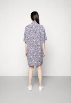 Marc O'Polo DENIM DRESS SHORT SLEEVE - Blusenkleid - Multi/beautiful Iris -Marc OPolo Geschaft 3213955b10884c4c830a6b6065dfe852